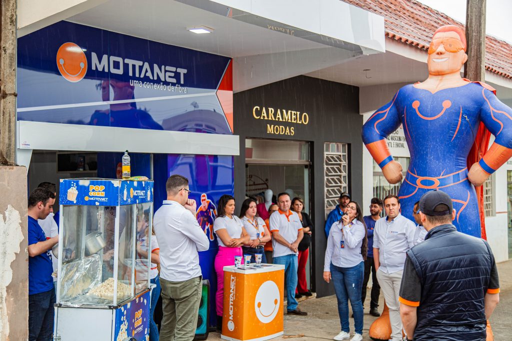 Mottanet inaugura 40ª filial na cidade de Pinhalão PR.