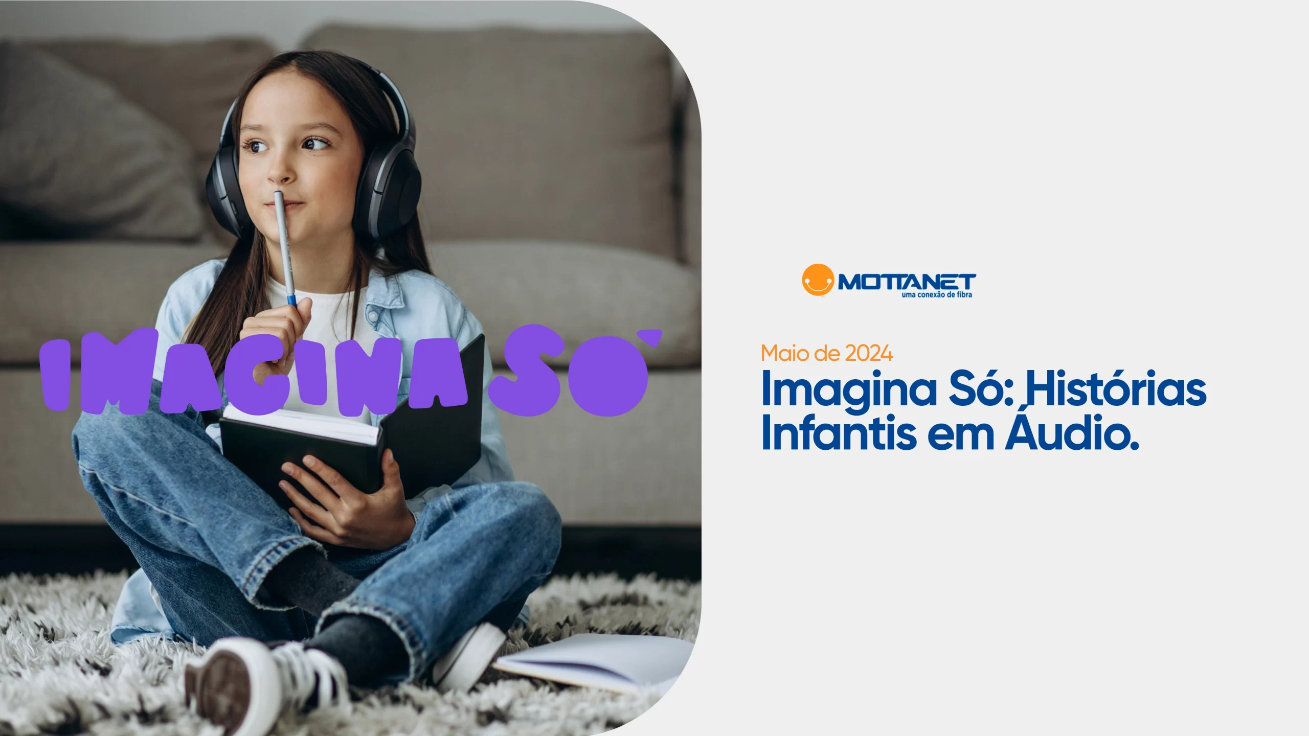 Imagina Só: Histórias Infantis em Áudio para o Desenvolvimento Saudável das Crianças