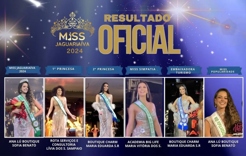 Mottanet presente no Miss Jaguariaíva 2024