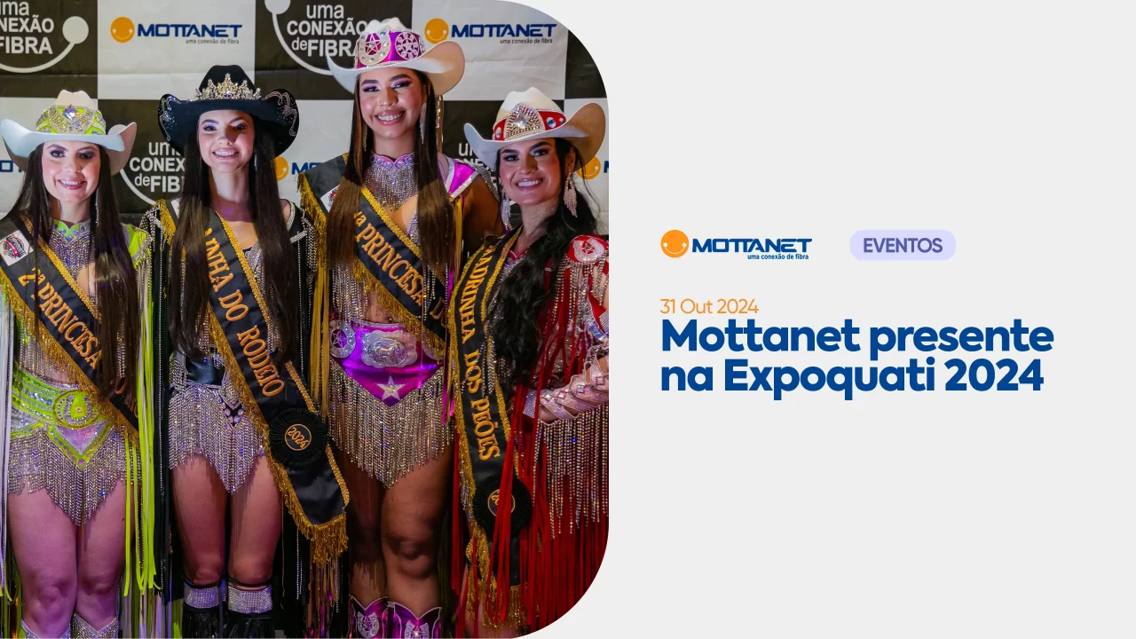 Nós da Mottanet estivemos presente na Expoquati 2024! Confira cada…