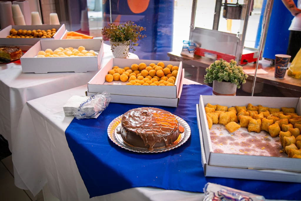 Café da manhã na loja da Mottanet em Araucária PR