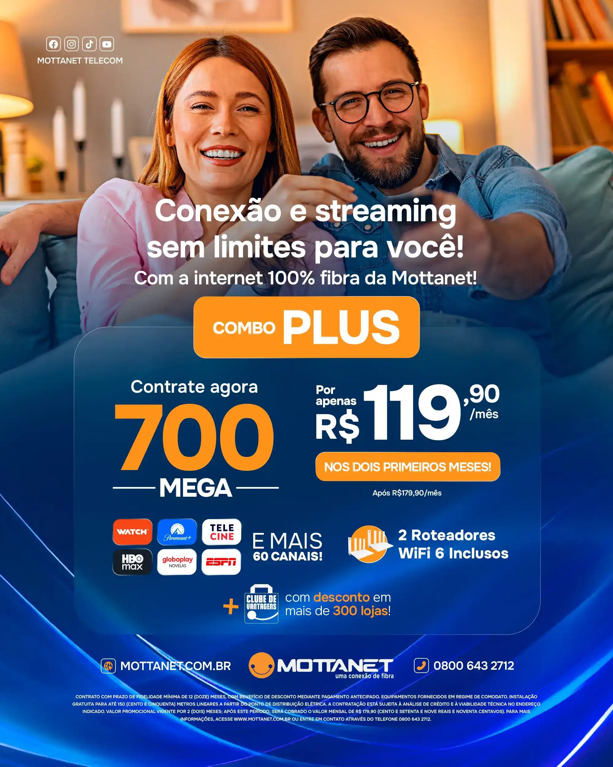 Mottanet é a melhor internet para a minha casa