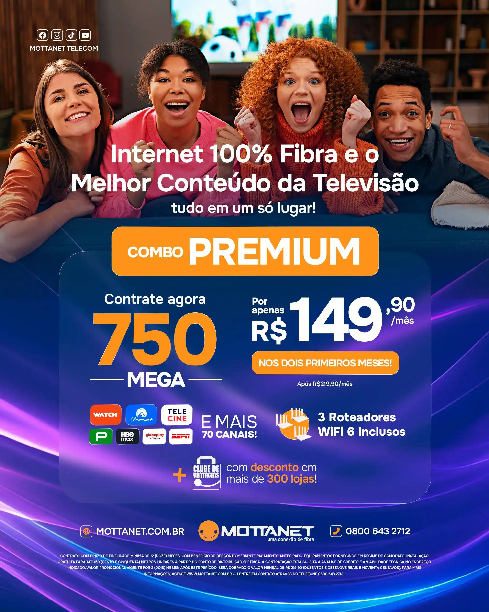 Mottanet é a melhor internet para a minha casa