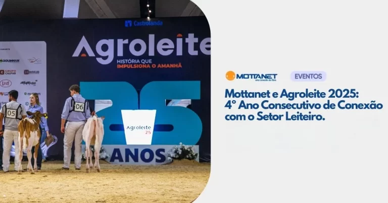 Mottanet e Agroleite 2025: 4º Ano Consecutivo de Conexão com o Setor Leiteiro.